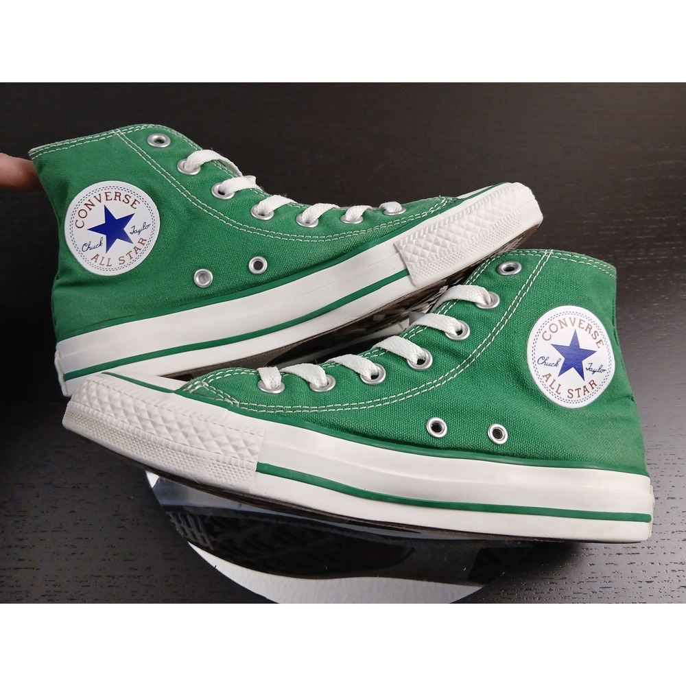 Converse Chuck Taylor All Star Green High Top Sneakers 1J791 Mens 5 Womens 7